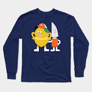 Cuting Lemon Long Sleeve T-Shirt